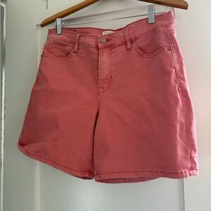 Nicole Miller Women's Pink Denim Shorts